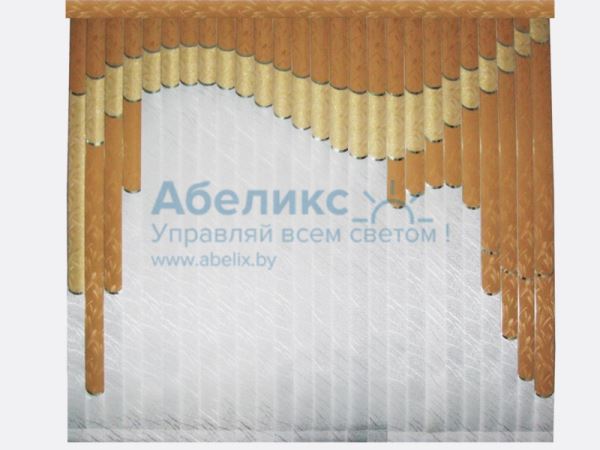 Вертикальные мультифактурные жалюзи Фигурные